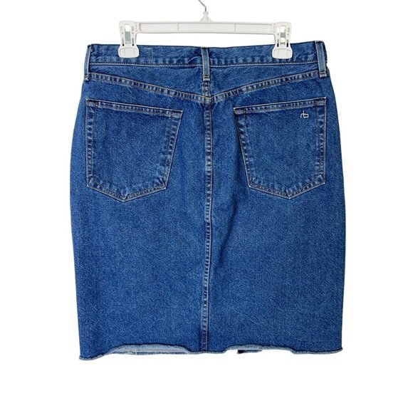 Rag & Bone Denim Jean Skirt Women’s Size 31 - Picture 2 of 8